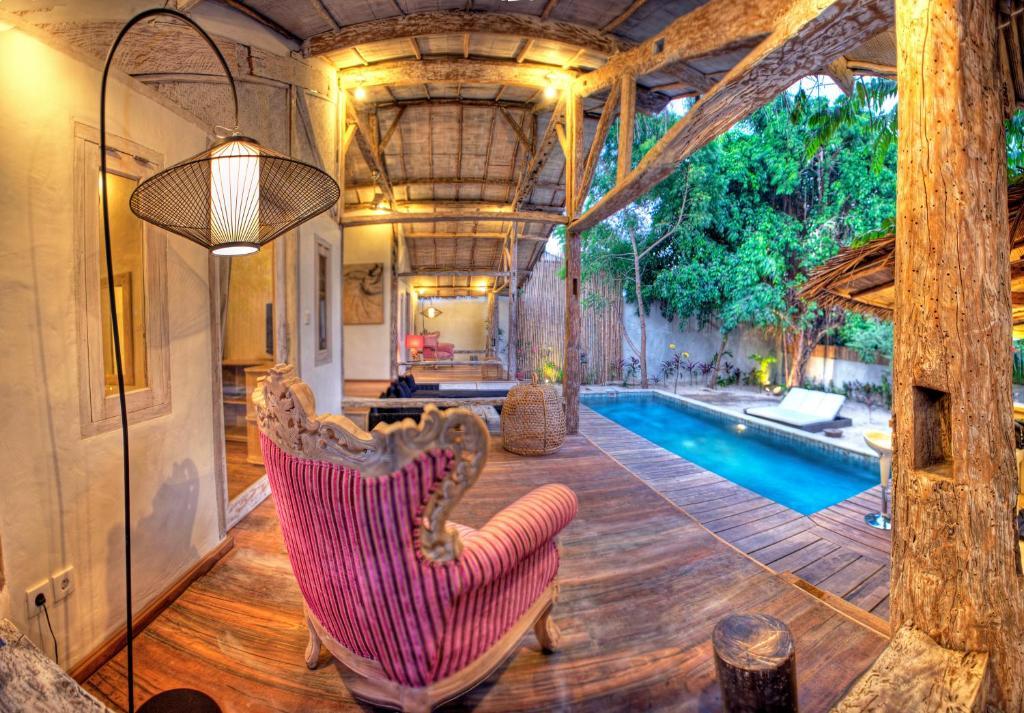 Villa Rumah Rinda Gili Trawangan Oda fotoğraf
